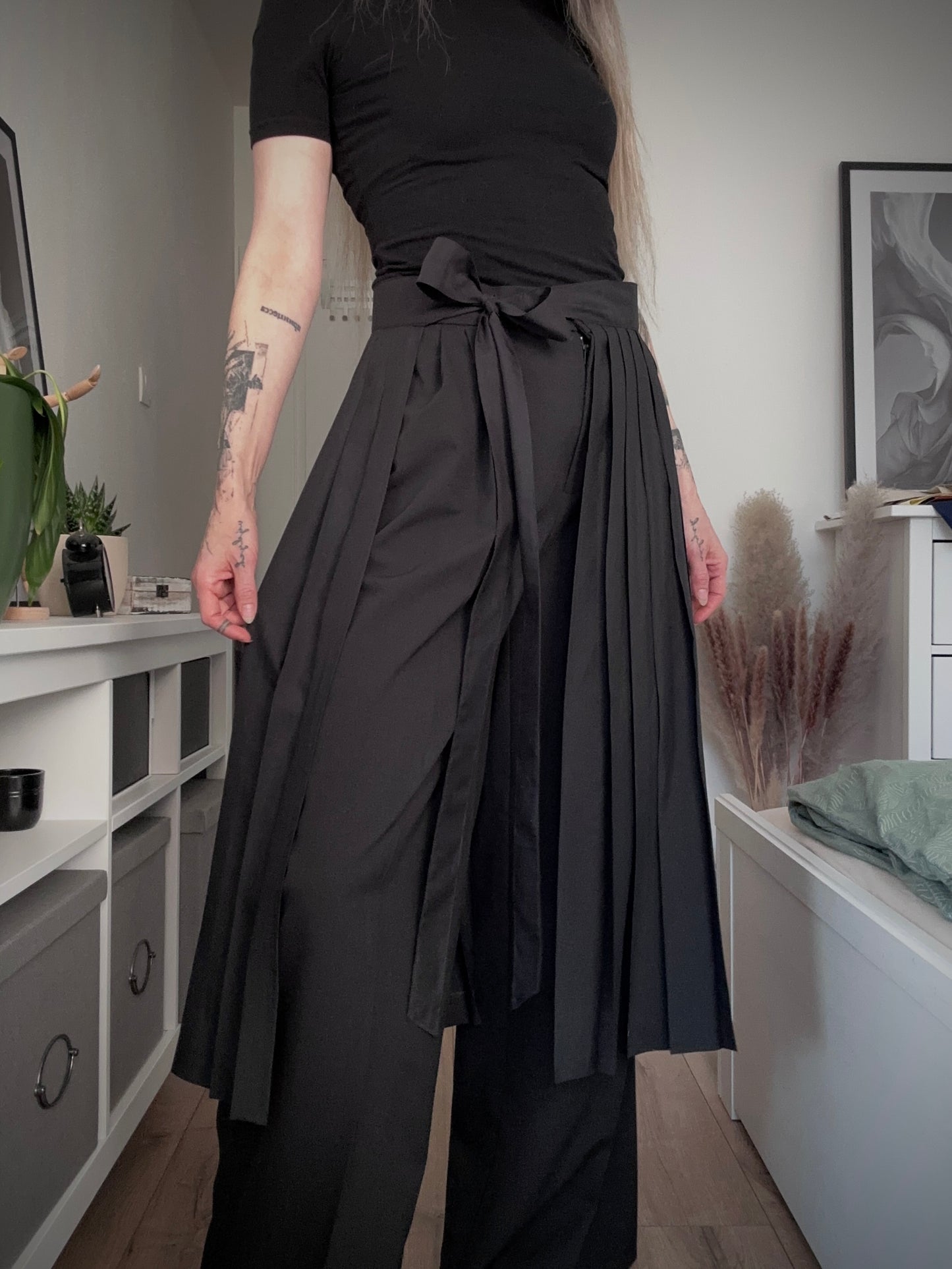 Upcycled skirt cover BLACK FAIRY