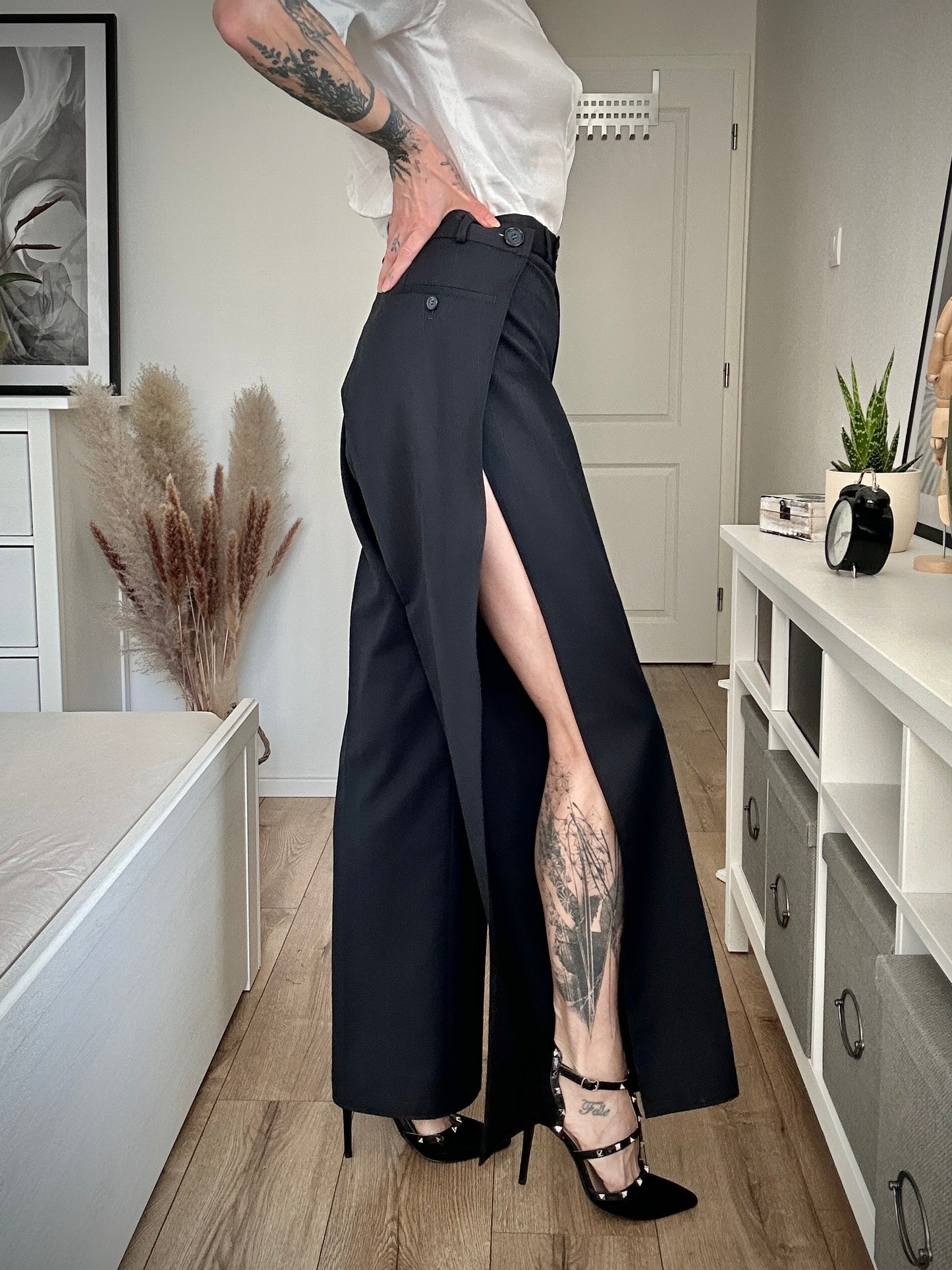 Upcycled suit BLUE BEAST