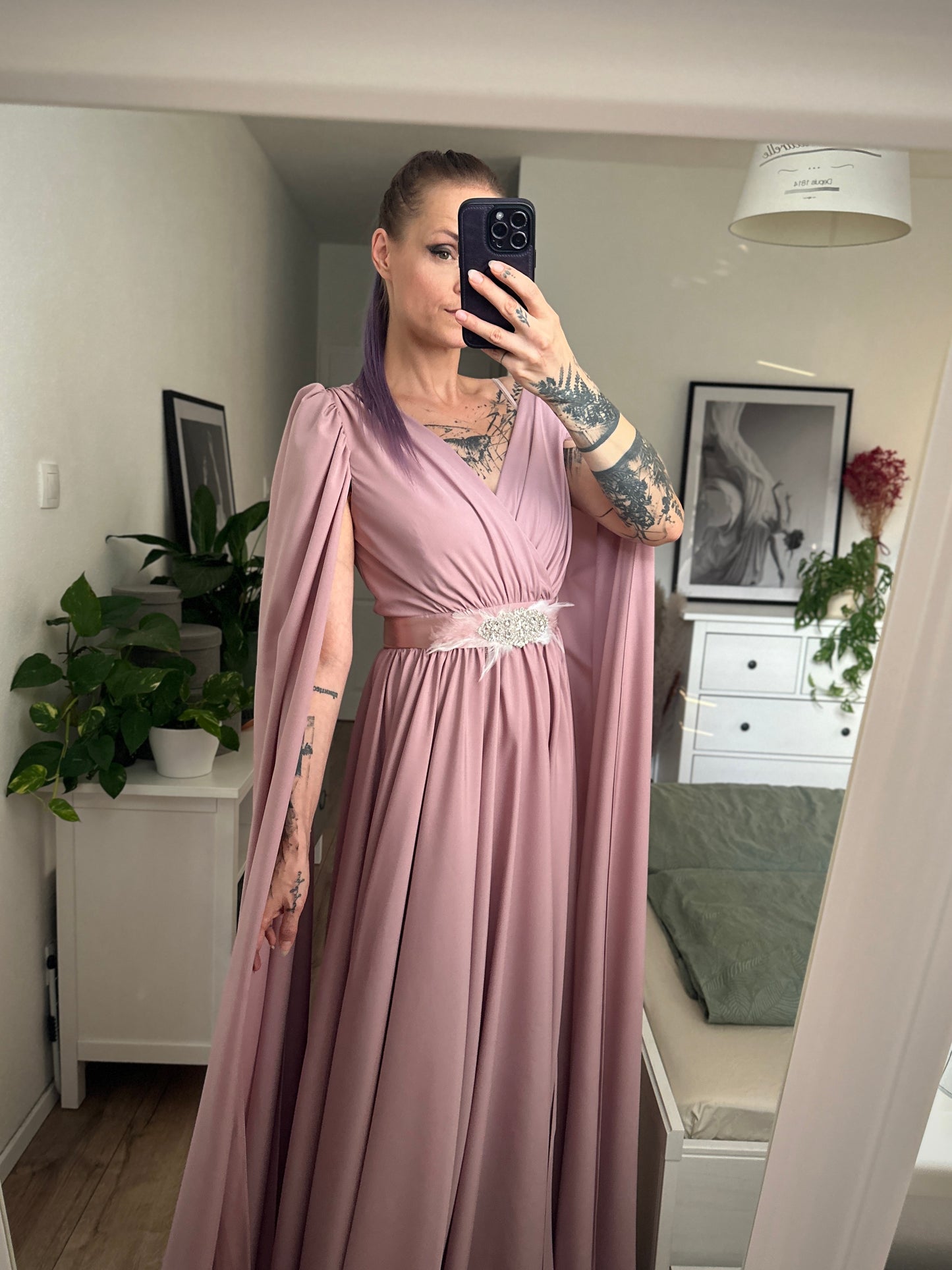 Spoločenské šaty SEREENA pink - SKLADOM