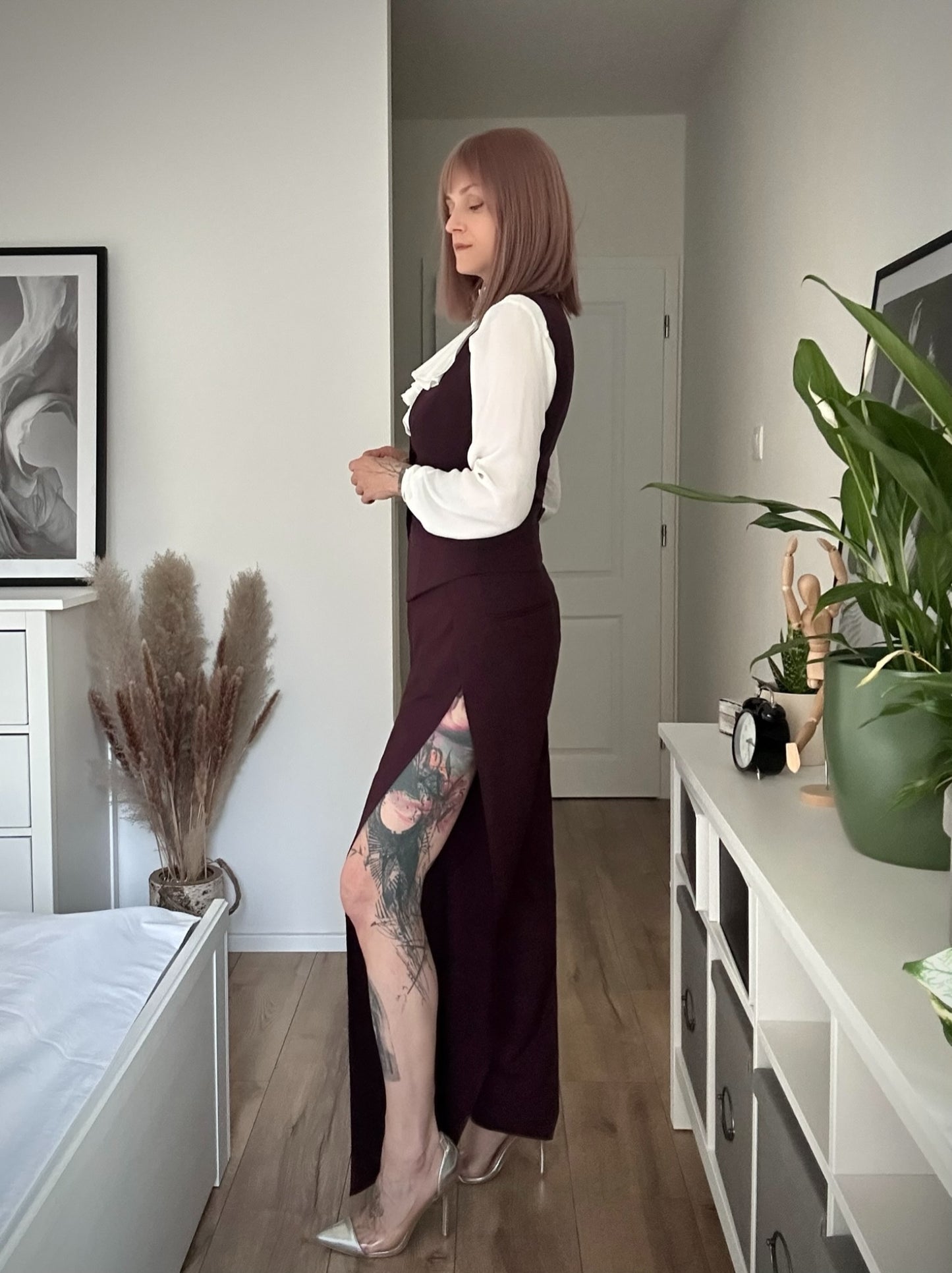 Women’s pants + vest PURPLE DOVE