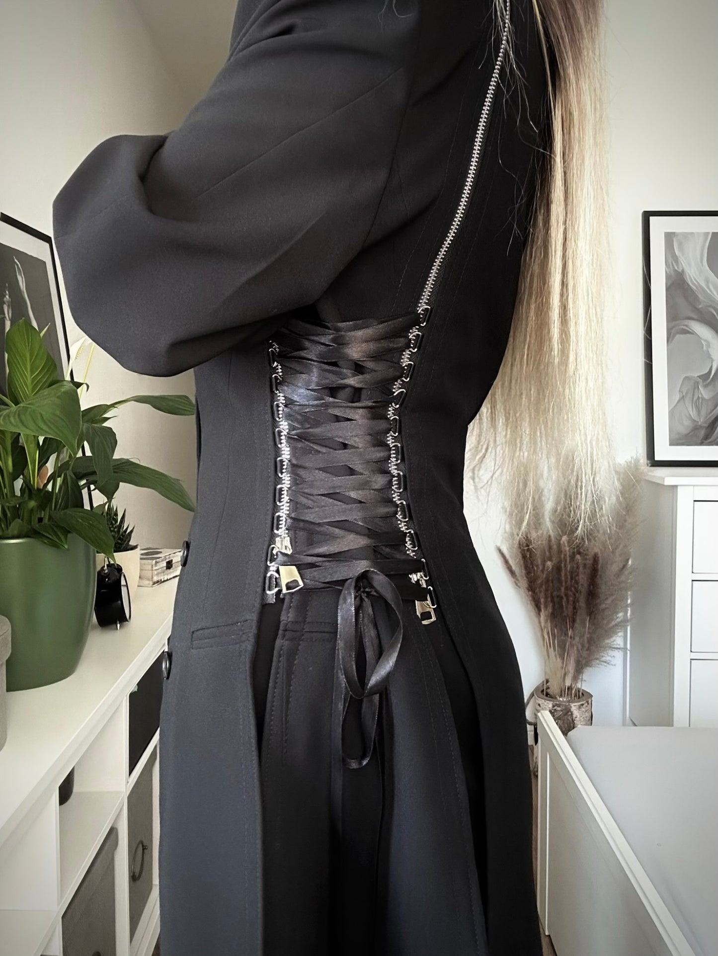 Upcycled blazer/vest ZIPPER DRESSCODE