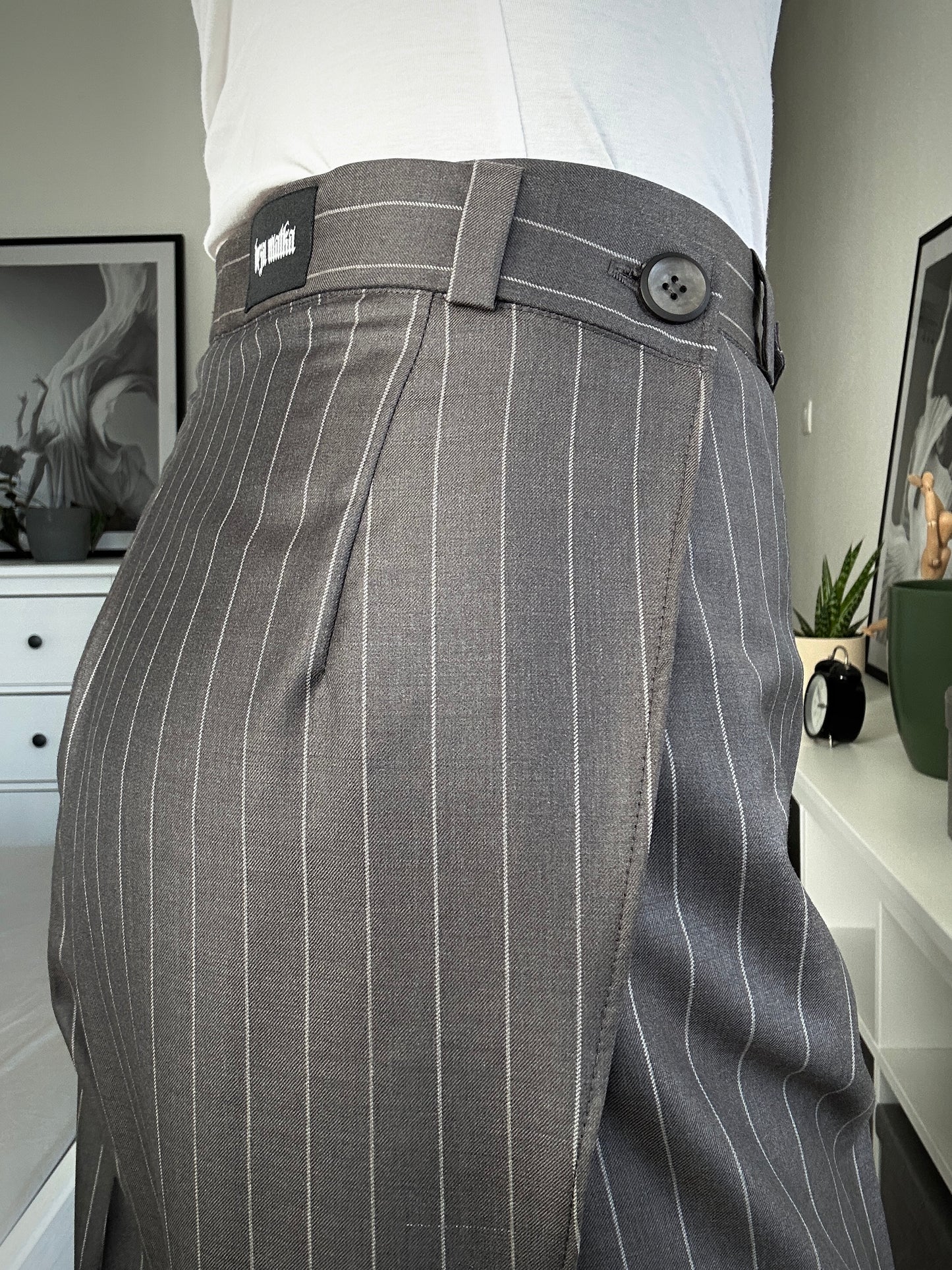 Upcycled pants BROWNISH GRAY BEAST