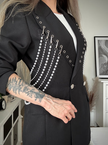 Upcycled blazer PEARL INFINITY