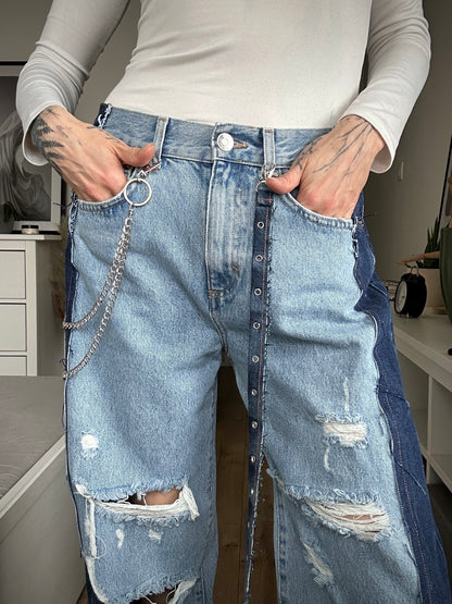Upcycled jeans DENIM COMA chain