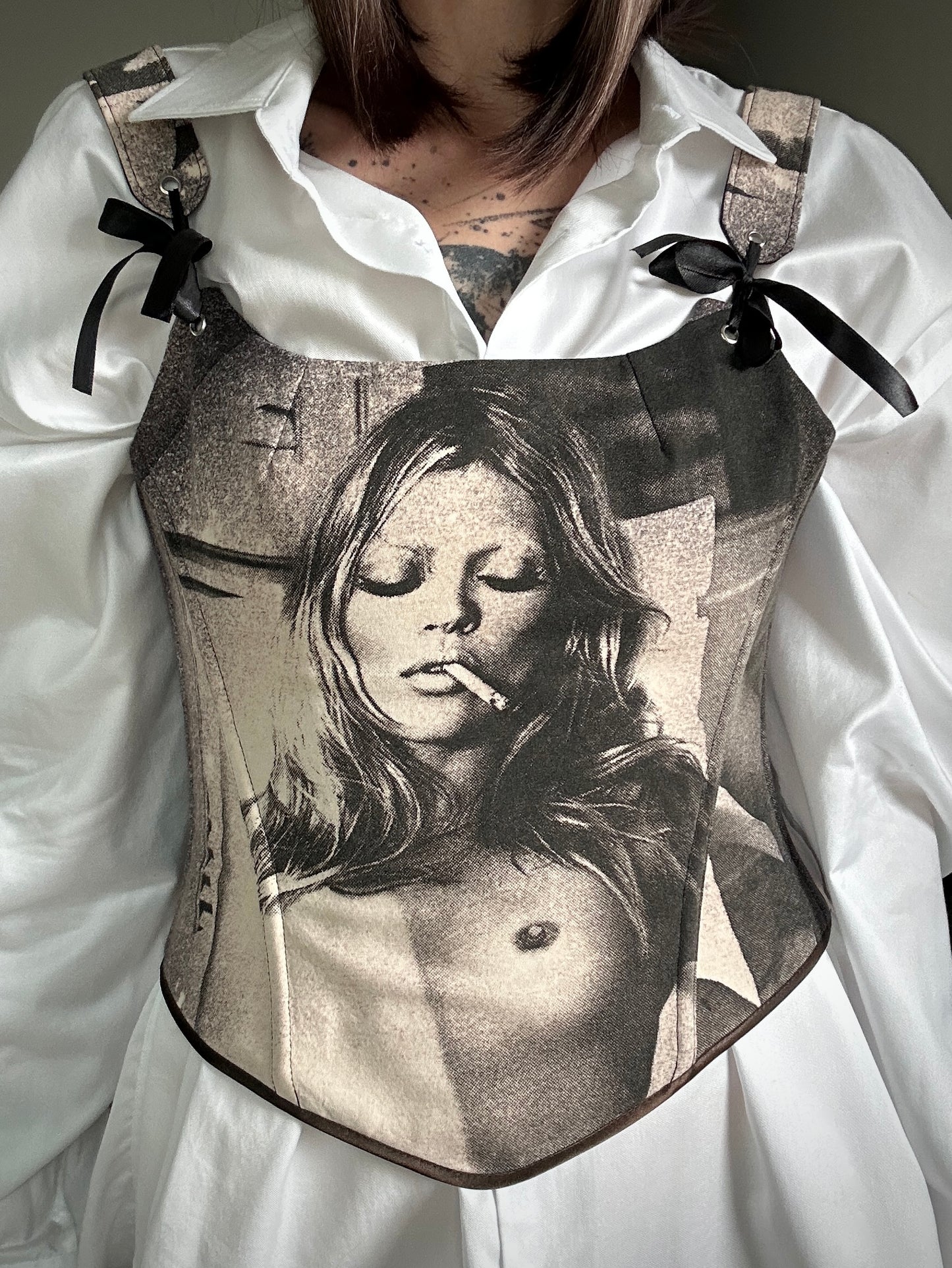 Upcycled corset KATE MOSS