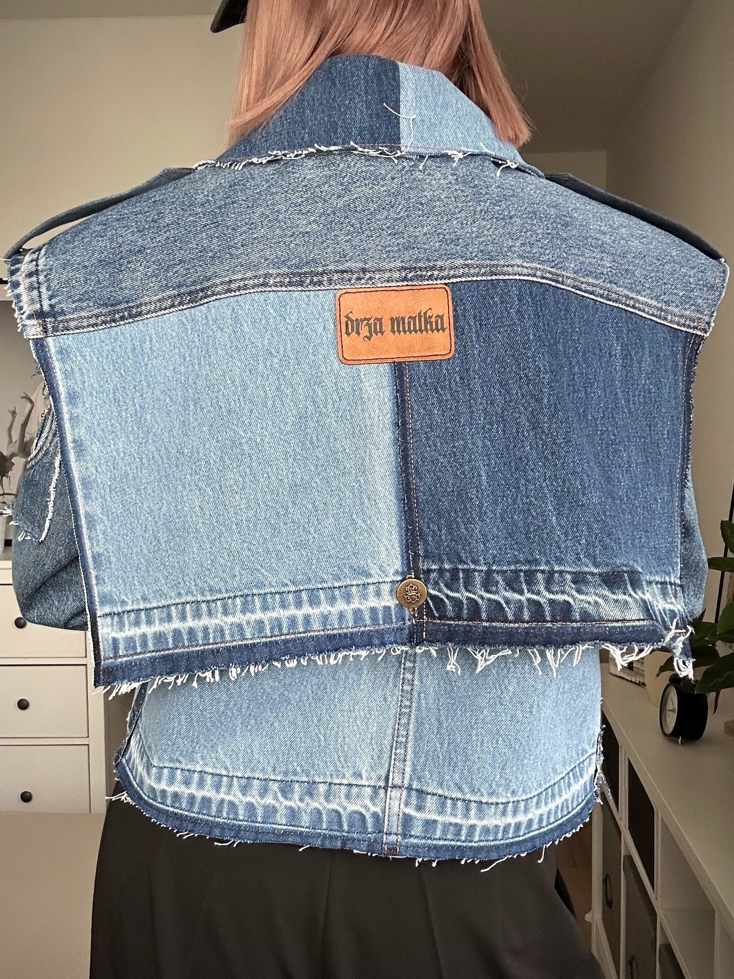 Upcycled trenchcoat PATCHWORK PUNK - cropp