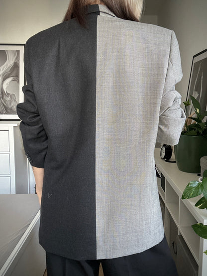 Upcycled blazer DUALITY black-houndstooth