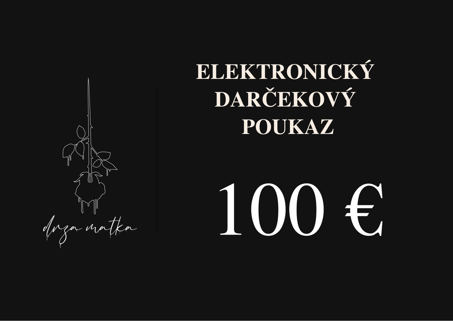 Elektronický darčekový poukaz