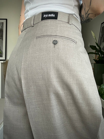 Upcycled pants HEARTBEAT greige