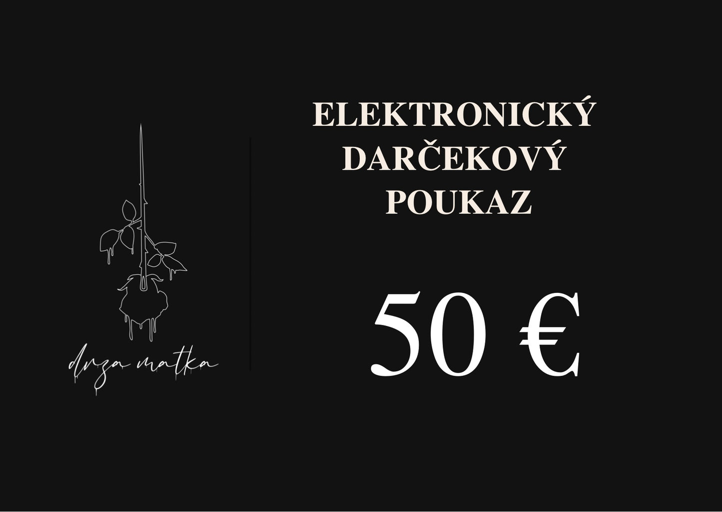 Elektronický darčekový poukaz