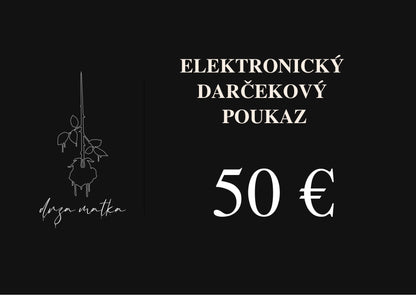 Elektronický darčekový poukaz