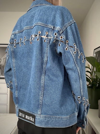 Upcycled jacket DENIM SPIRIT