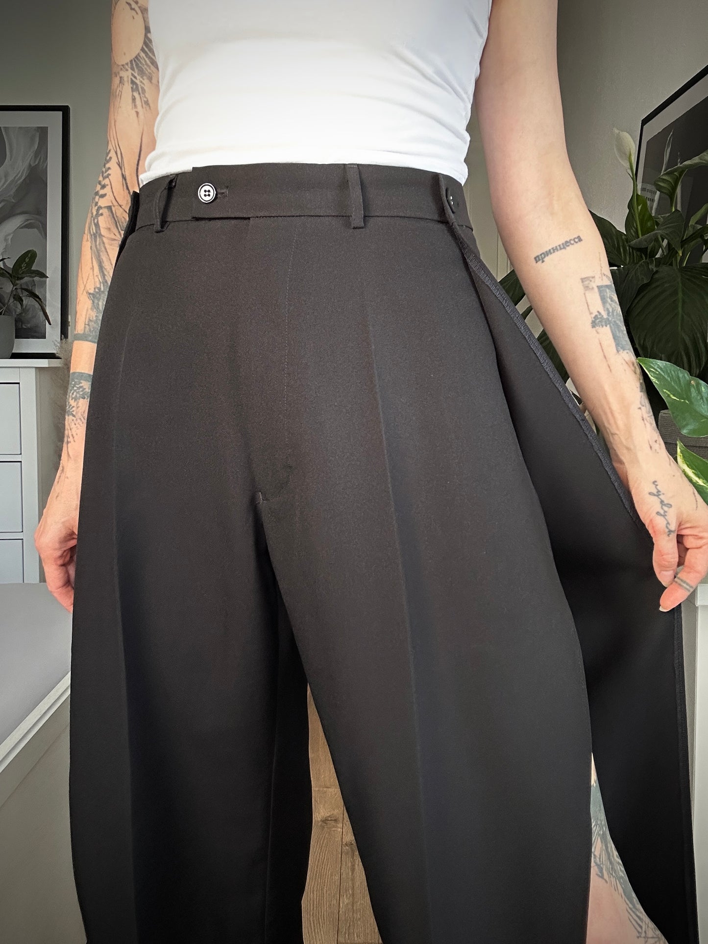 Upcycled pants BLACK BEAST