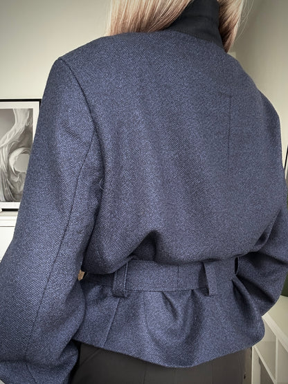 Upcycled coat RENEWAL blue