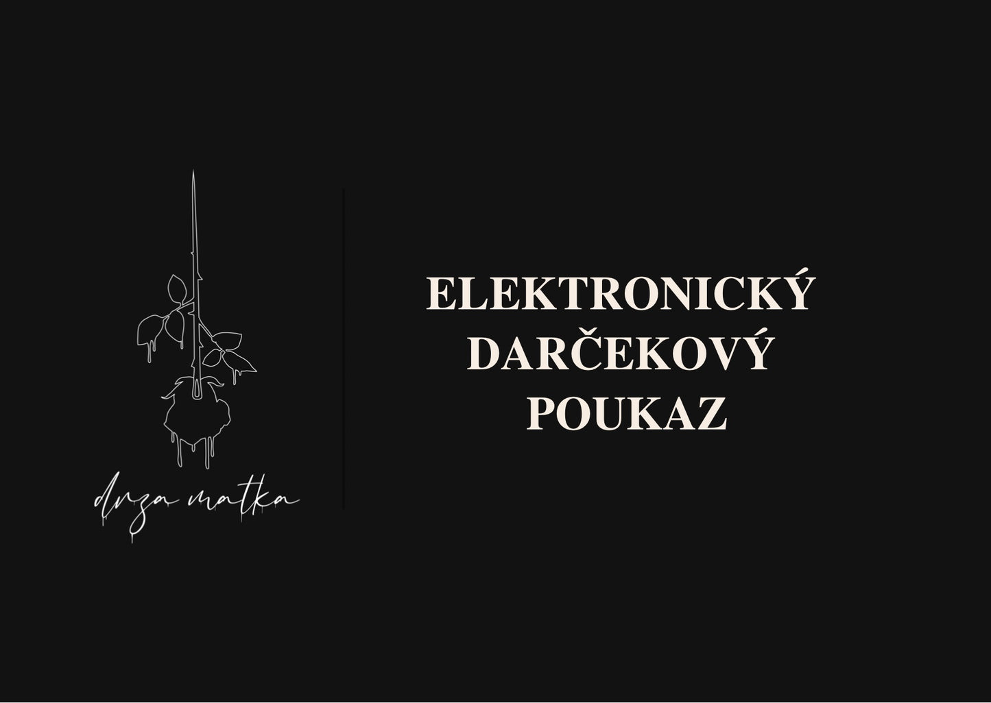 Elektronický darčekový poukaz