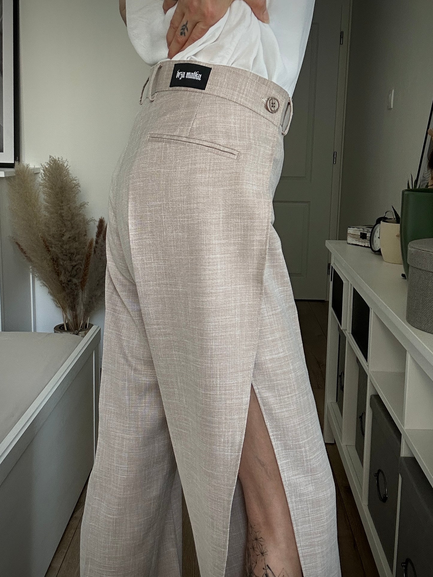 Upcycled pants BEIGE BEAST