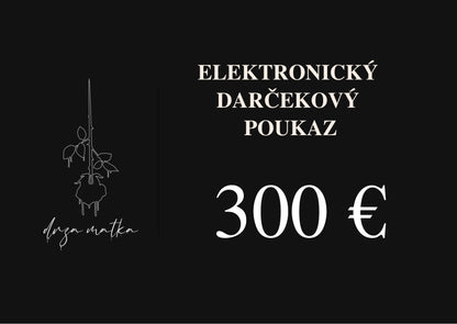 Elektronický darčekový poukaz