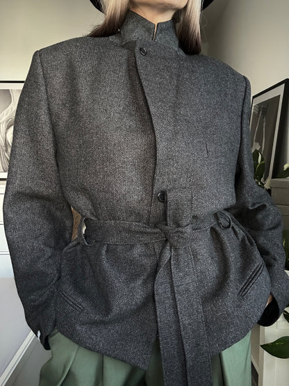 Upcycled coat RENEWAL antracit