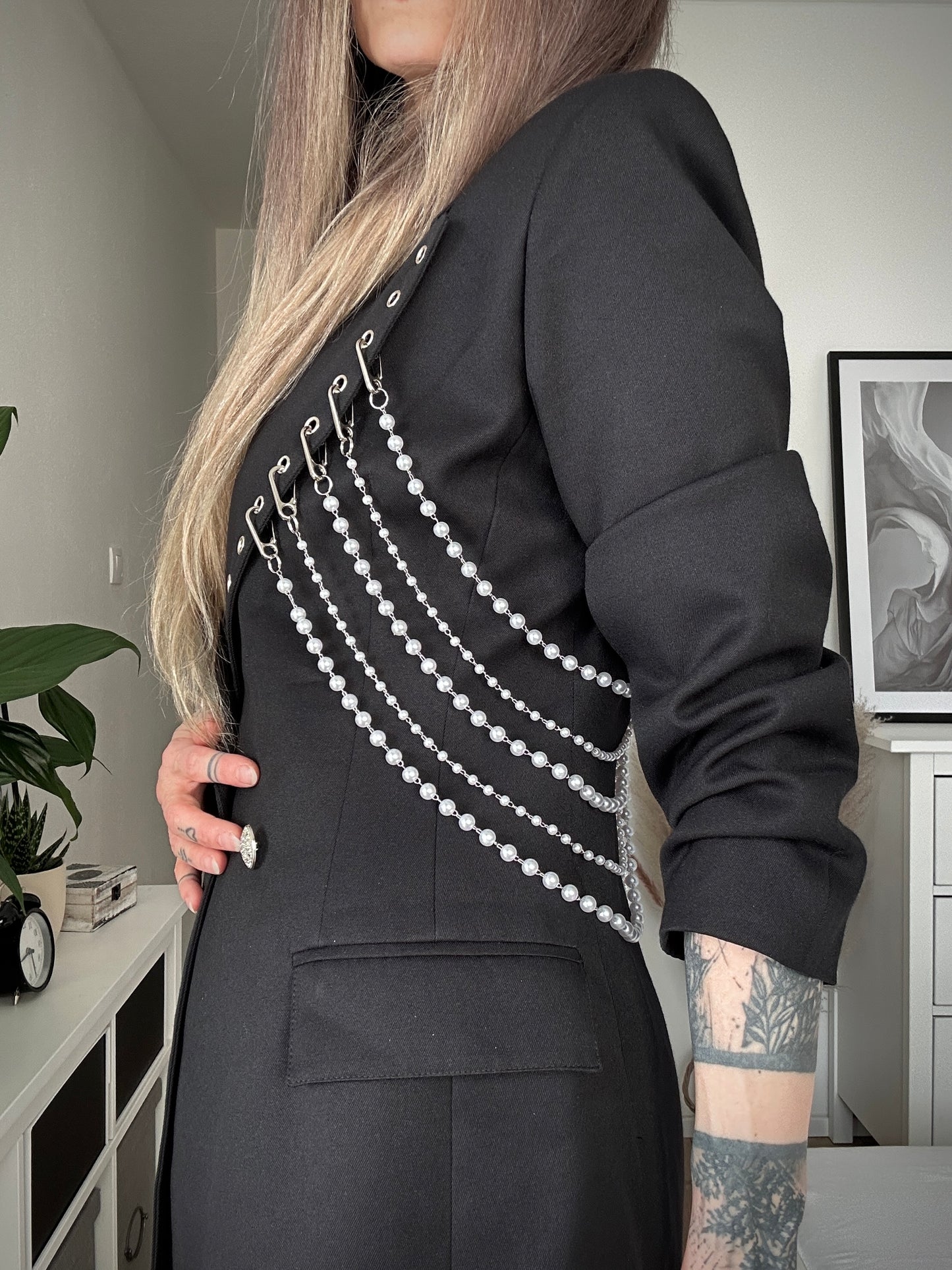 Upcycled blazer PEARL INFINITY