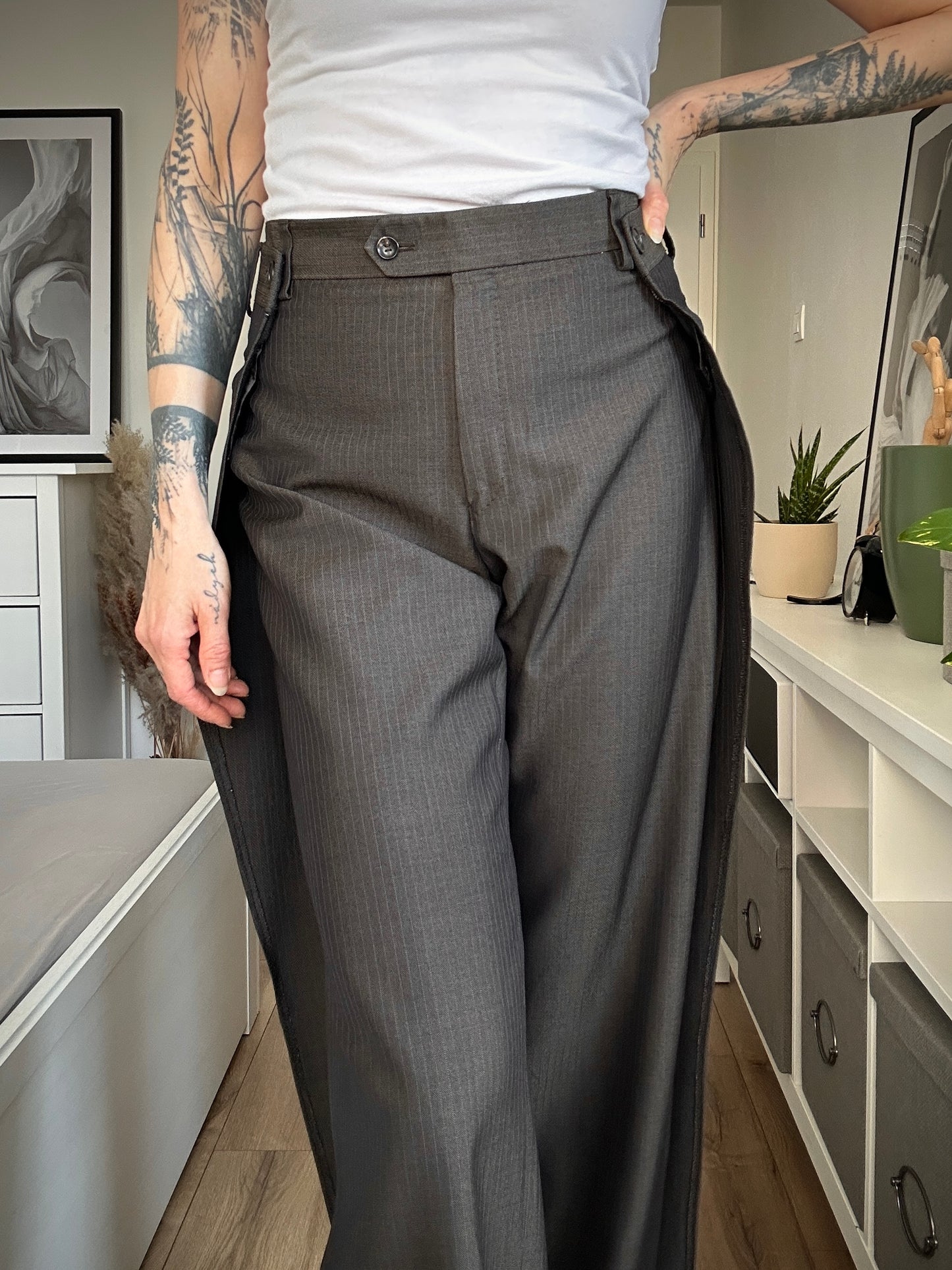Upcycled pants BROWN BEAST