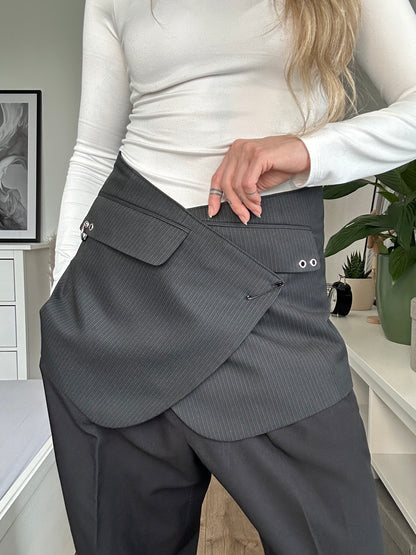 Upcycled blazer + skirt cover MECHANICAL ANIMAL