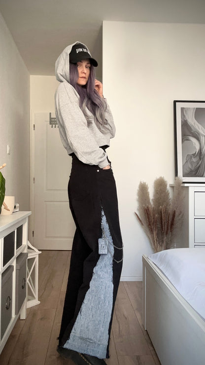 Upcycled jeans COMA BLACK