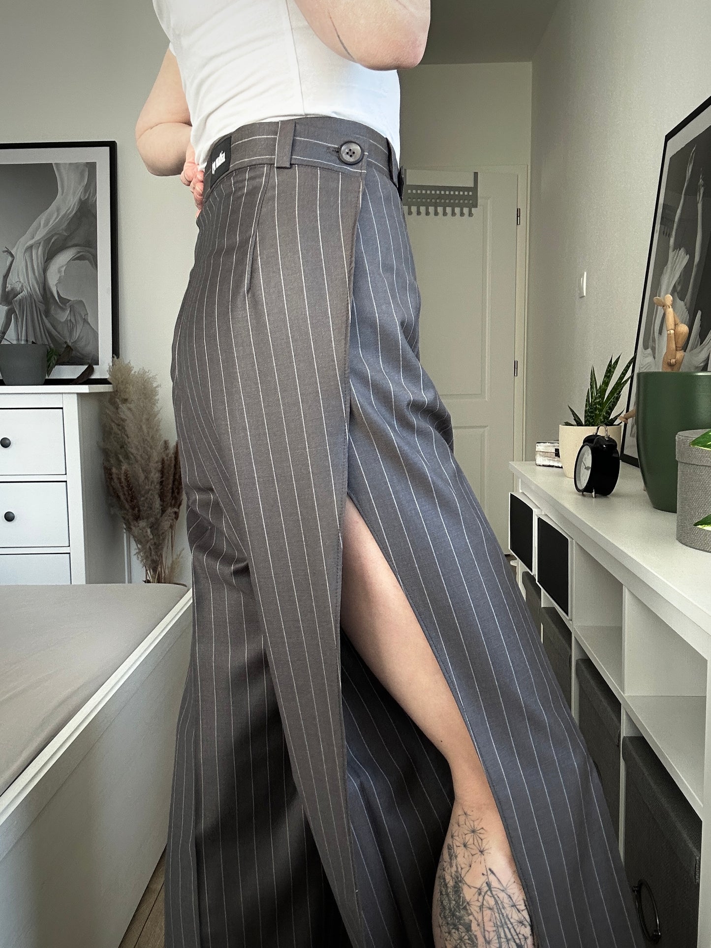Upcycled pants BROWNISH GRAY BEAST
