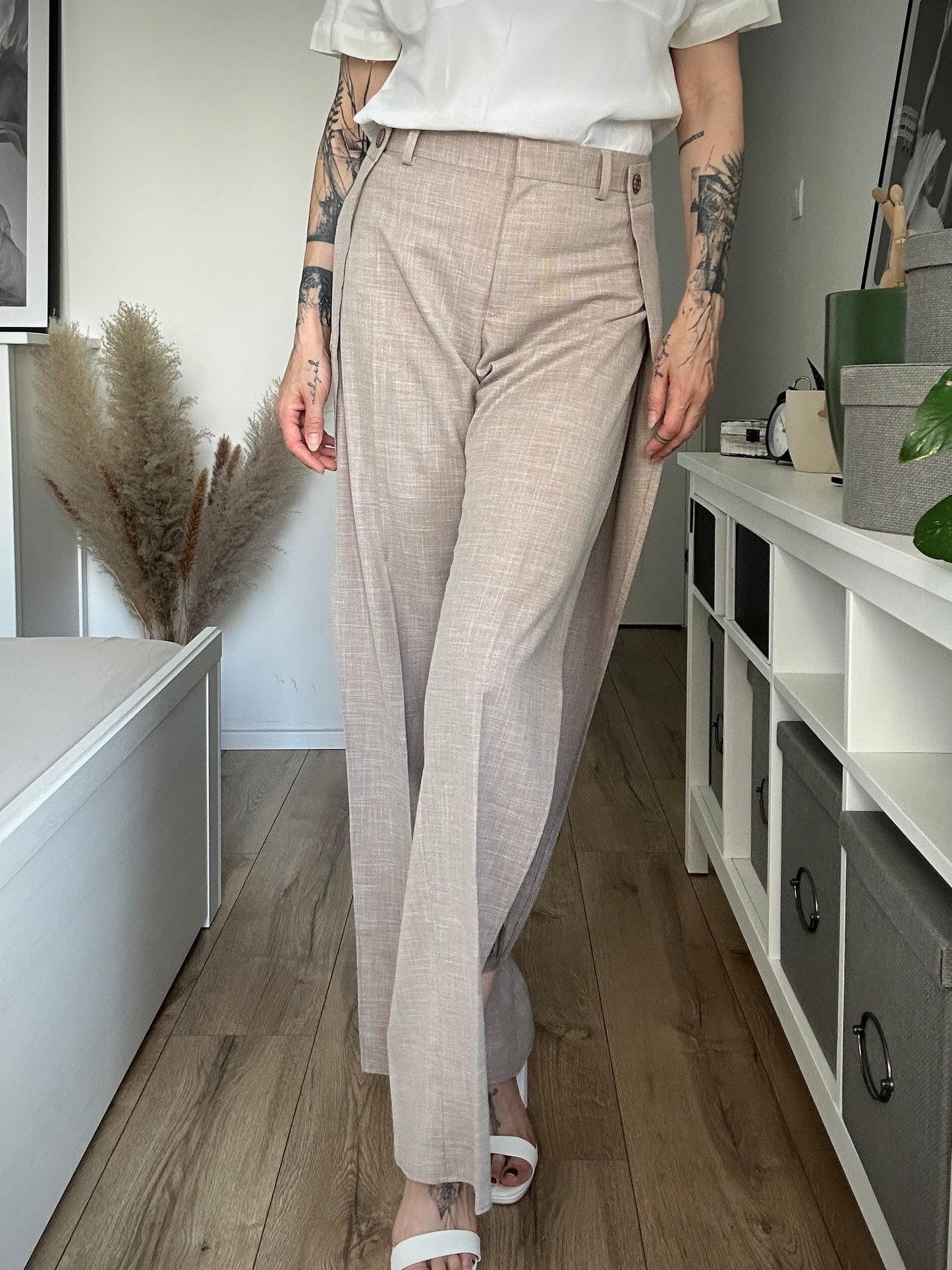 Upcycled pants BEIGE BEAST