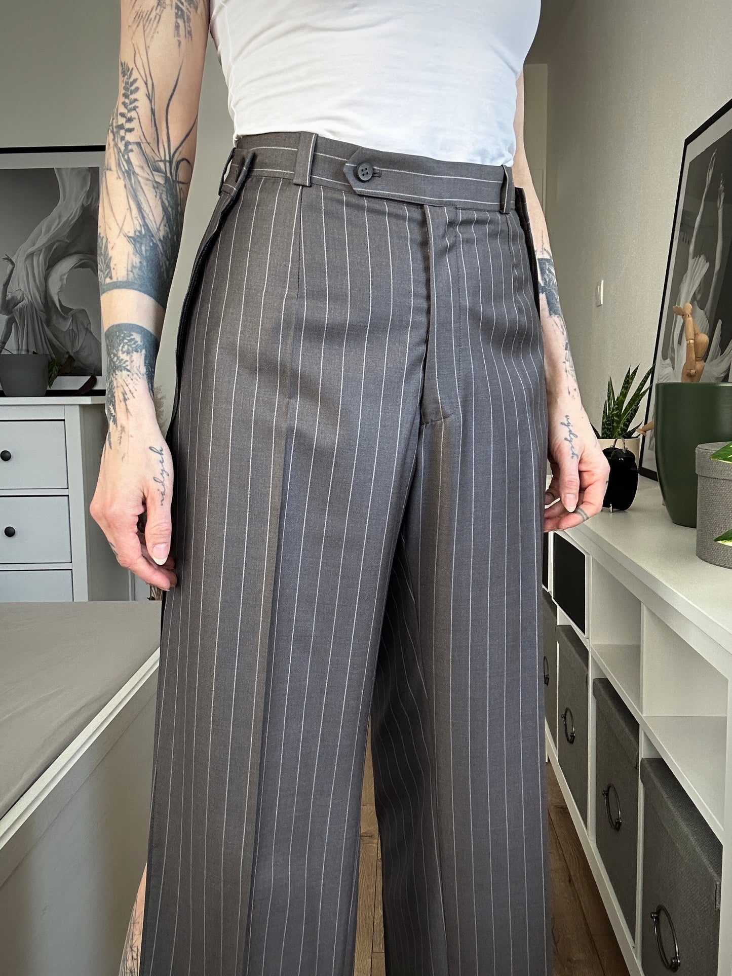Upcycled pants BROWNISH GRAY BEAST