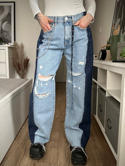 Upcycled jeans DENIM COMA chain