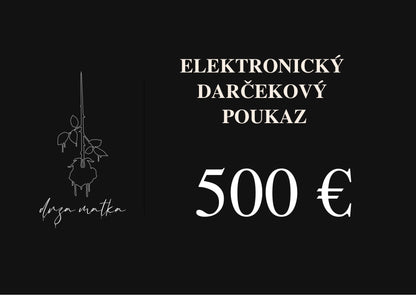 Elektronický darčekový poukaz