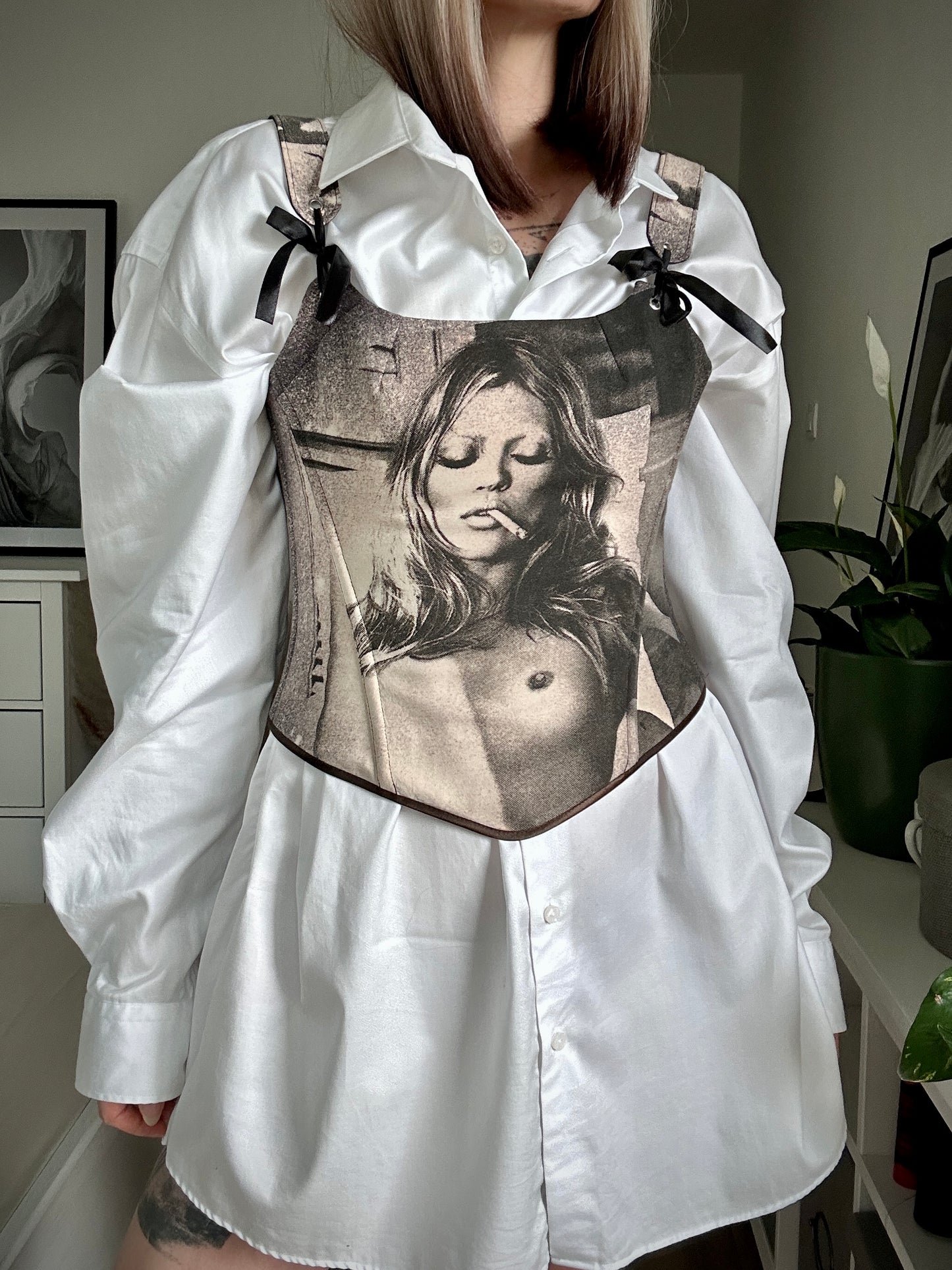 Upcycled corset KATE MOSS