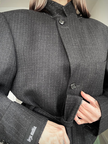 Upcycled coat RENEWAL antracit