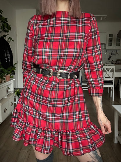Šaty X-MAS ruffle - SKLADOM