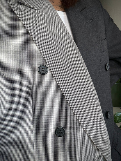 Upcycled blazer DUALITY black-houndstooth