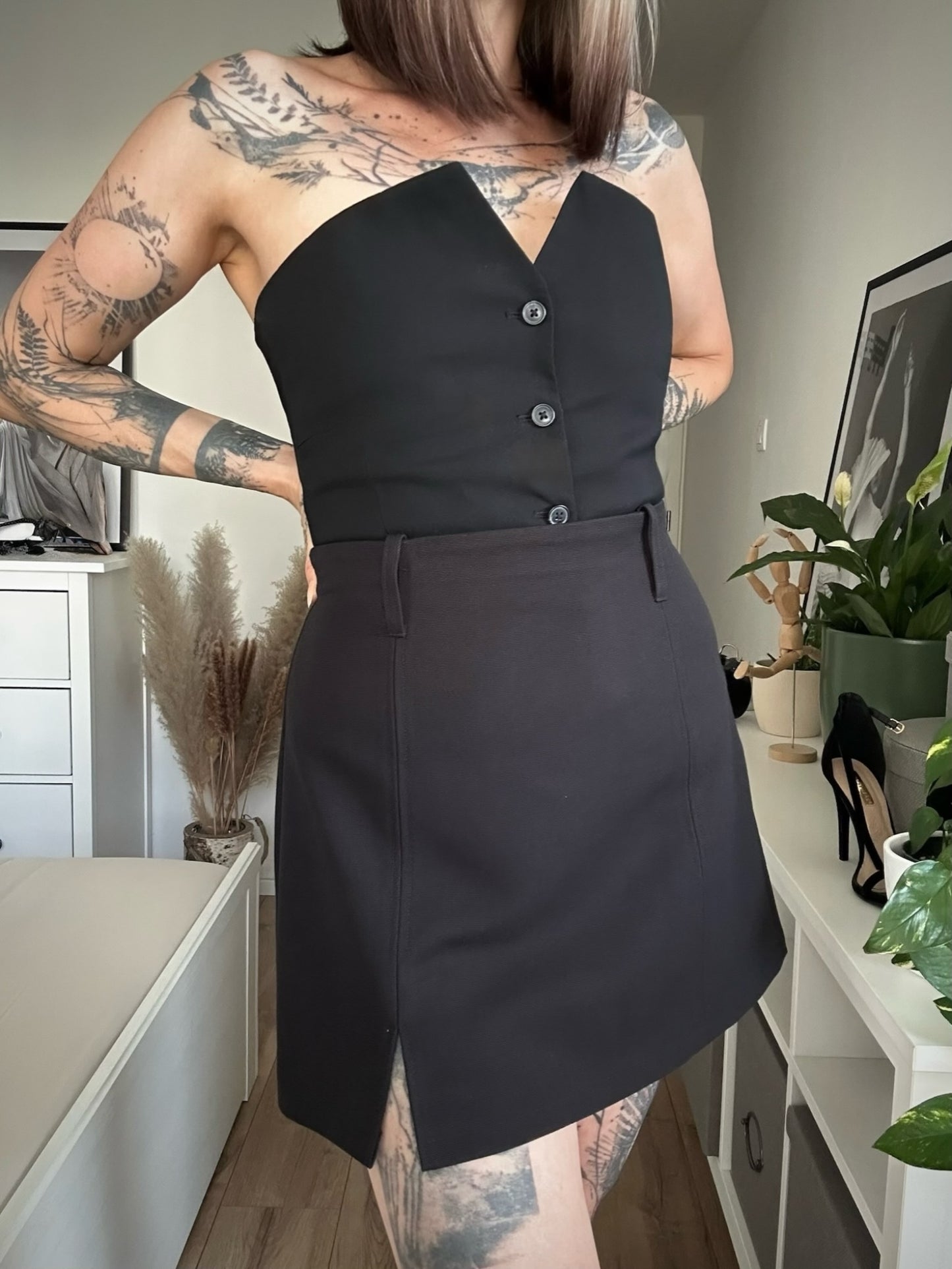 Upcycled set BLACK AFFAIR