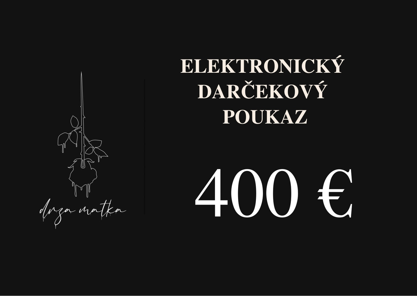 Elektronický darčekový poukaz