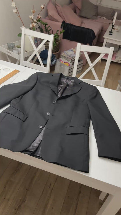 Upcycled blazer/vest ZIPPER DRESSCODE